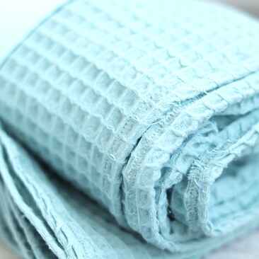 Serviette De Bain élégante En Coton Gaufré