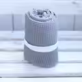 Gray Waffle Cotton Towel