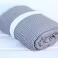Gray Waffle Cotton Towel