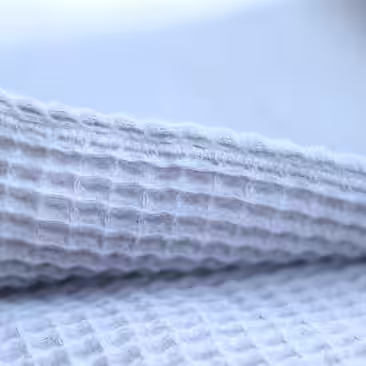 Gray Waffle Cotton Towel