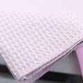 Serviette De Bain Gaufrée En Coton Doux, Séchage Rapide Et Ultra Absorbante