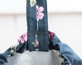 Personalisierter Wäschekorb, Baumwoll Blumen Wäsche Organizer, Englischer Stil Dekor Schmutzige Kleidung