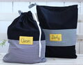 Personalized Travel Pouches For Kids, Clean And Dirty Organizer For Him Or Her, Kindergarten Lingerie Bags, Baby Shower