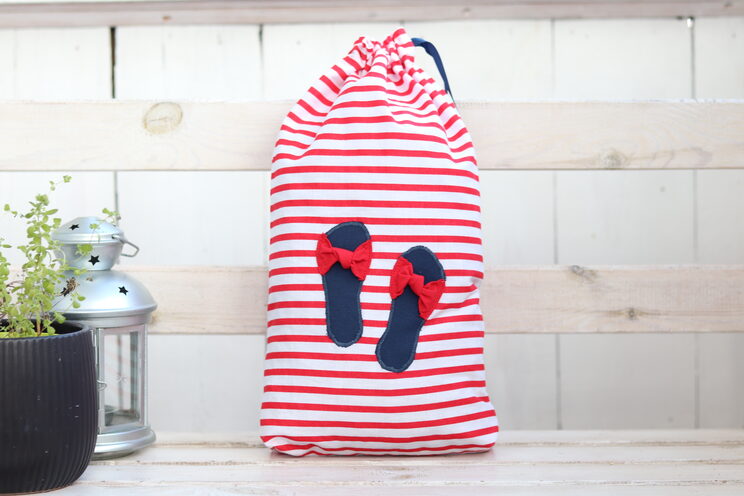 Organizér Na Tašky Na Topánky A Roztomilý Darček Pre ňu Vyrobený Z Cestovnej Tašky Na Topánky Red Stripes