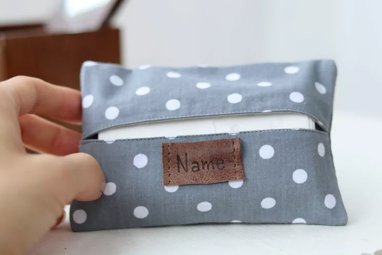 Soporte Para Pañuelos De Viaje Personalizado, Elegante Idea Gris Para El 50 Cumpleaños, Regalos Para Mamá, Soporte Para