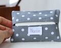 Personalisierte Reisetaschentuchhalter, Elegante Graue 50. Geburtstagsidee, Geschenke Für Mama, Taschentuchhalter