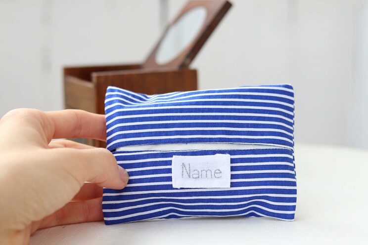 Personlig Vævsholder, Blå Julegaver Til Ham Tissue Pocket Tissue Case, Travel Wipes Holder