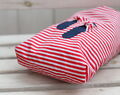 Organizzatore Di Borse Per Scarpe Red Stripes, Cute Travel Shoe Bag, Regalo Originale Per Lei