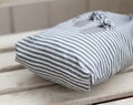 Organizér Na Tašky Na Topánky Grey Stripes, Cute Travel Shoe Bag, Originálny Darček Pre ňu