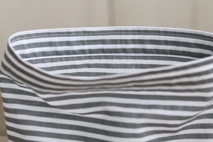 Organizer Borsa Per Scarpe Grey Stripes, Cute Travel Shoe Bag, Regalo Originale Per Lei