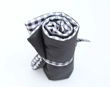Travel pet blanket personalized, Dog or cat roll up mat, portable bad cover outdoor fabric, Small size