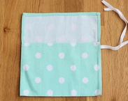 Reusable Cutlery Roll, Cotton Cutlery Wrap for travel, Zero Waste Utensils Holder for Picnic