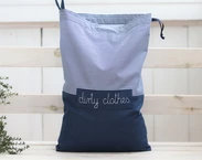 Reisewäschetasche, Dessoustasche, Streifentasche, Reiseaccessoires, personalisierte Reisetasche, Pyjamatasche 40x32