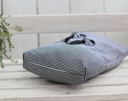 Shoe bag organizer, Cute gift for her, Black Stripes Travel Shoe Bag