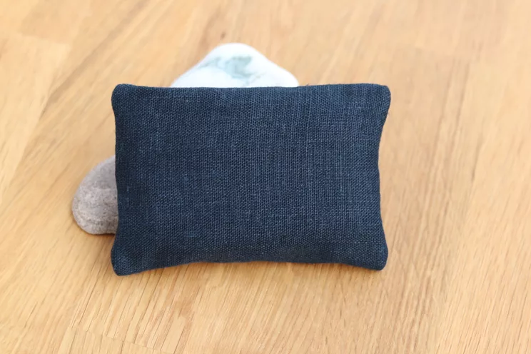 Personalized Travel Tissue Holder, Purse Pocket Holder, Elegant Navy Blue Linen 50th Birthday Idea, Gifts For Dad