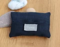 Personalized Travel Tissue Holder, Purse Pocket Holder, Elegant Navy Blue Linen 50th Birthday Idea, Gifts For Dad