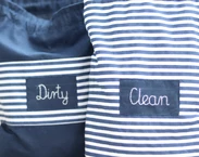 Personalized Kids travel clean and dirty lingerie bags, kindergarten pouches, travel baby shower gift, Kids travel organizer