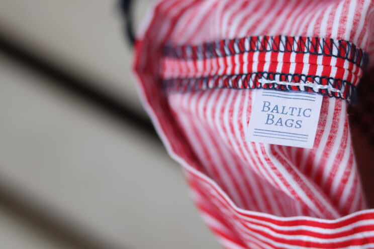 Travel Laundry Bag, Lingerie Bag, Red Stripes Bag, Travel Accessories, Personalized Travel Bag, Pyjama Bag 