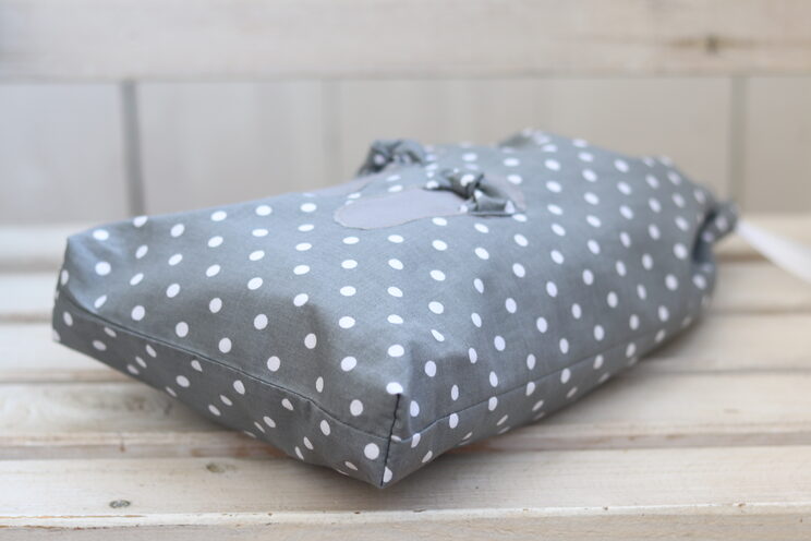 Gray Dots Organizér Na Tašky Na Topánky, Cute Travel Shoe Bag, Originálny Darček Pre ňu