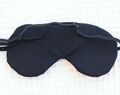 Verstellbare Schlafaugenmaske, Reisegeschenke Aus Baumwolle Mit Schwarzen Punkten, Organische Augenabdeckung Für Die