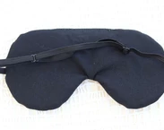 Adjustable sleeping eye mask, fuchsia dots cotton travel gifts, Organic Eye cover for Travel
