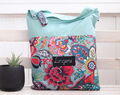 Travel Bag With Oriental Flower For Underwear With Name, Travel Lingerie Bag, Cotton Dirty Clothes Bag, Paisley Pattern