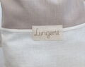 Linen Lingerie Bag, Laundry Travel Bag, Beige Custom Label Travel Accessories, Honeymoon Gift, Underwear Bag
