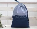 Travel laundry bag, lingerie bag, stripes bag, travel accessories, personalized travel bag, pyjama bag 50x40