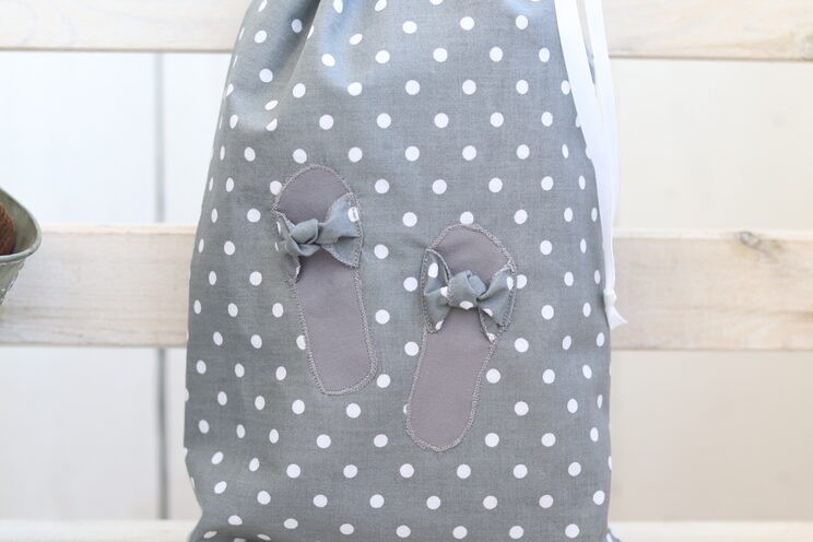 Grijze Stippen Schoenentas Organisator, Cute Travel Shoe Bag, Origineel Cadeau Voor Haar