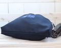 Personalized Hair Dryer Bag, Navy Blue Hair Dryer Holder, Thick Cotton Hair Accessories Organizer, Hair Dryer Bag With