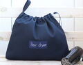 Personalized Hair Dryer Bag, Navy Blue Hair Dryer Holder, Thick Cotton Hair Accessories Organizer, Hair Dryer Bag With