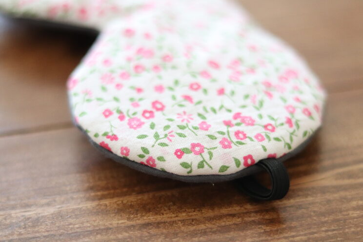 Adjustable Sleeping Eye Mask, Travel Bridal Shower Gift, Cute Floral Cotton Travel Gifts, Organic Eye Cover For Travel 