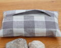 Gepersonaliseerde Linnen Tissue Holder, Grey Travel Tissue Case Pocket, Elegante 50e Verjaardag Idee Cadeaus Voor Papa