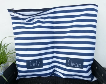 Reiseorganizer, marineblauer Dirty Clean-Kleiderorganisator, Reisezubehör, Packorganisator, Unterwäschetasche
