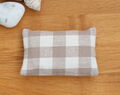 Personalized Linen Tissue Holder, Beige Travel Tissue Case Pocket, Elegant 50th Birthday Idea Gifts For Dad