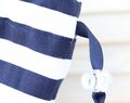 Nautische Haartrocknertasche Für Strandhaus Personalisierter Marineblau Gestreifter Haartrocknerhalter Für Airbnb