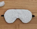 Masque Pour Les Yeux Endormi Réglable, Cadeaux De Voyage En Coton Floral Beige, Couverture Pour Les Yeux Bio Pour Le