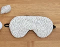 Masque Pour Les Yeux Endormi Réglable, Cadeaux De Voyage En Coton Floral Beige, Couverture Pour Les Yeux Bio Pour Le